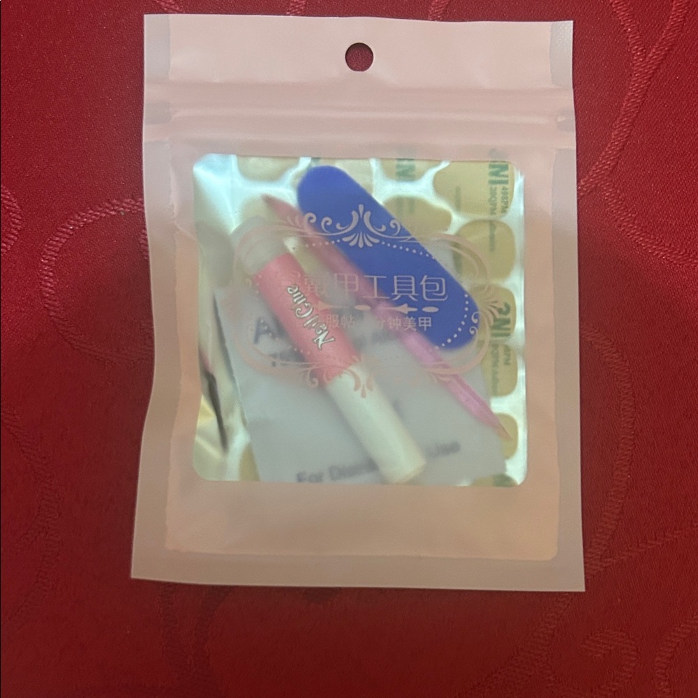 Pink and White Makeup Set